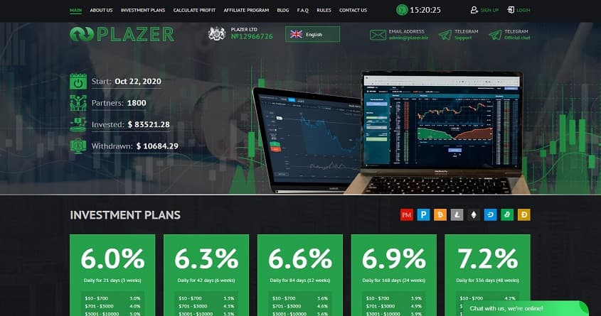 Plazer: обзор нового высокодоходного проекта, отзывы о plazer.biz. Плачу повышенный рефбек 15%, страховка 300$ (Прекратил работу)